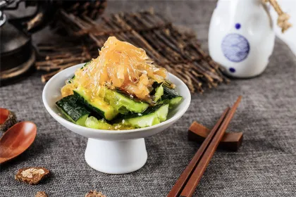 some seasoned dishes with seafood