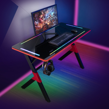Το RGB φωτίζει το τραπέζι γραφείου και το στέλεχος: Ultimate Accessories Computer και ρύθμιση τυχερών παιχνιδιών