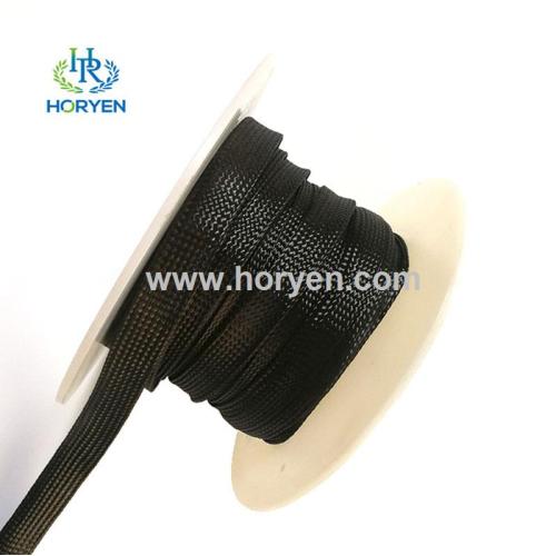 High modulus fatigue resistance carbon fiber braided sleeve