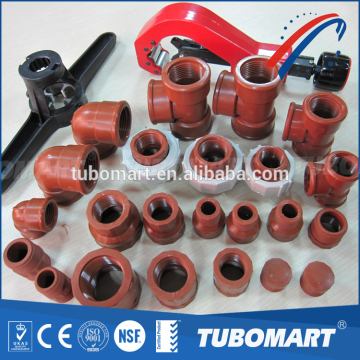 hot sale Africa PPH thread fitting PPH pipe tee fitting