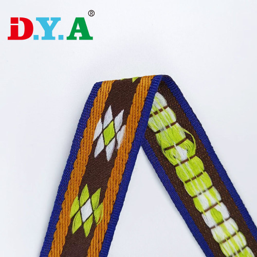 Padrão personalizado Jacquard Gripper Polyester Webbing