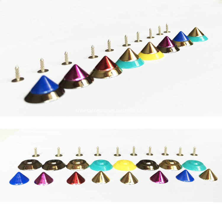 Multicolored ABS Studs for LeatherCrafts