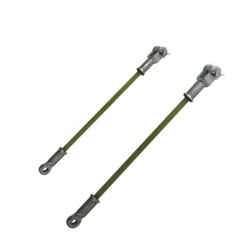 Epoxy Resin Fiberglass Round Rod Insulator with Metal Fittings