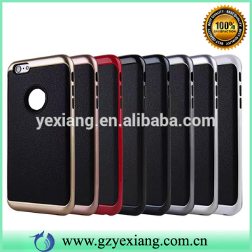 New design smart phone case for iphone 6g shockproof soft 2 pieces cover
