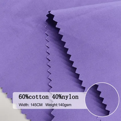 60% Cotton 40% Nylon Mixed PU Coating Waterproof Textile Fabric for Windcoat