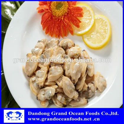 Frozen boiled baby clam meat