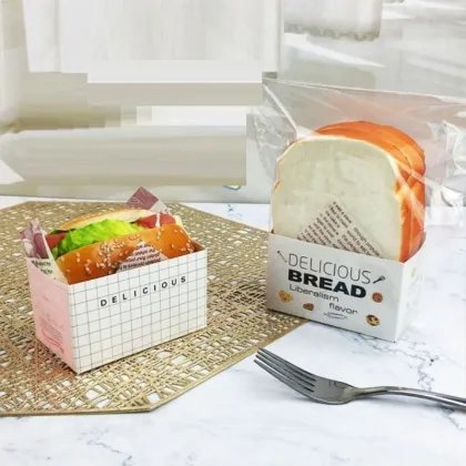 Biodegradable Custom Disposable Fast Food Sandwich Burger Box