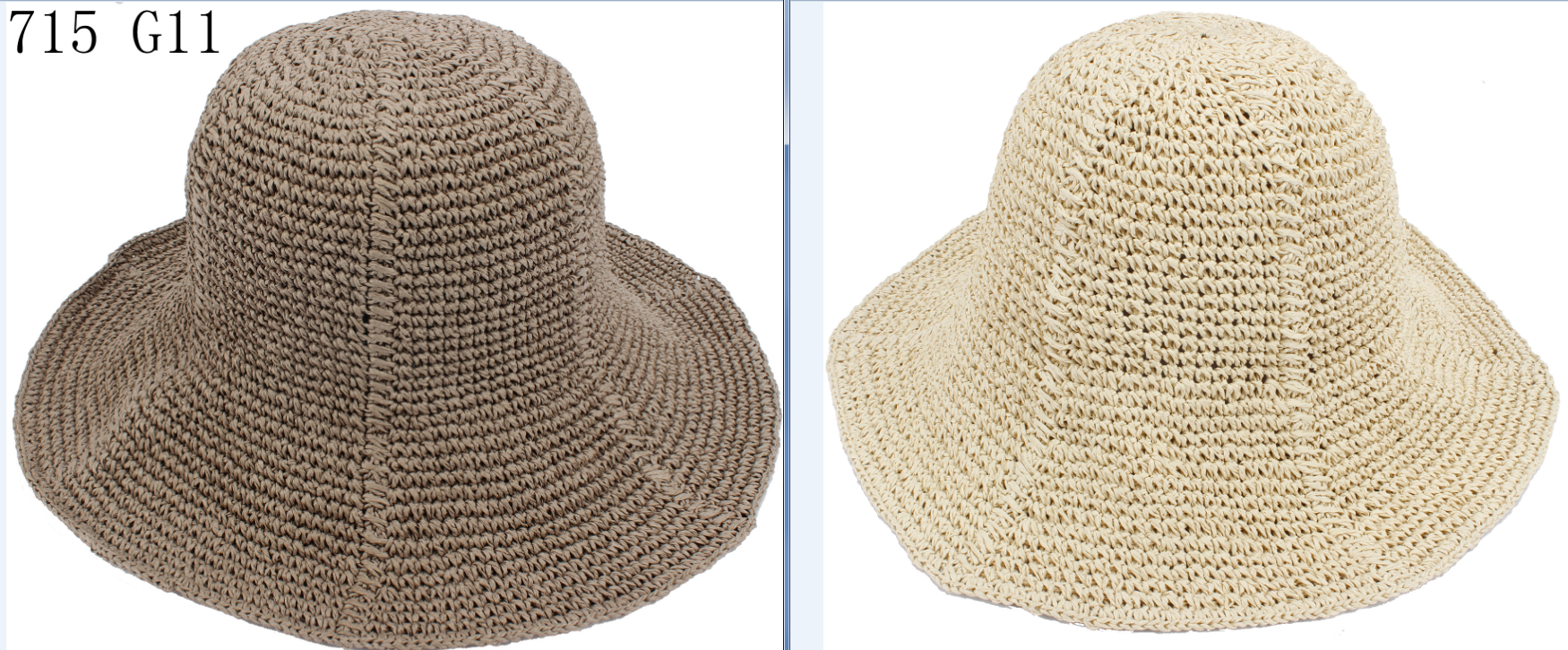 straw cap