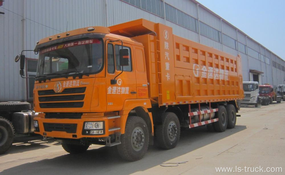 stock shacman dump truck 8x4 drive 336hp