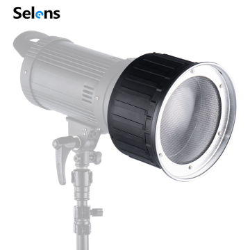 Fresnel Spotlight Condenser Conical Studio Strobe Flash Light for Photography