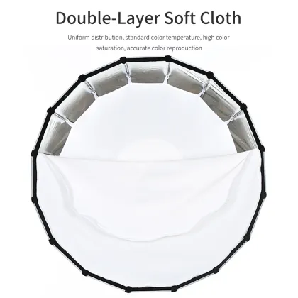 AMBITFUL 90CM Deep Parabolic Softbox with Honeycomb Grid for Profoto Mount Flash
