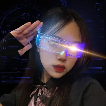 Colorful LED Night Vision Glasses