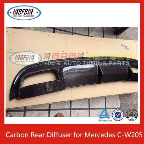 New C-class C180 C200 C250 C300 rear bumper diffuser for Mercedes W205