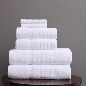 400-800GSM towel sets  white for hotel