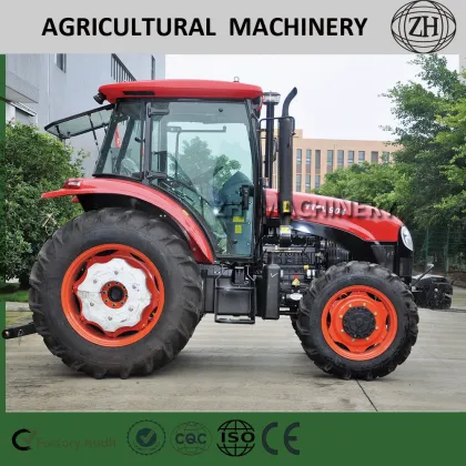 Red Agricultural Machinery 90HP Farm Tractor