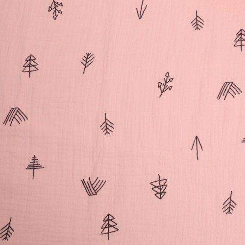 100% Cotton Double Layer Gauze Printed Fabric