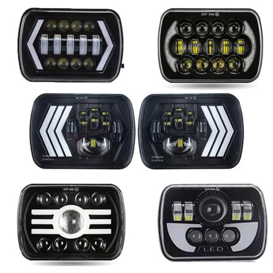 7 Inch 5x7 Rectangle LED Headlights for Jeep Truck and SUV
