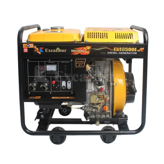 2021 Chinese Hot Selling Air-Cooled 3kVA 3000W 5KW 7KVA 230V Open Frame Diesel Generators