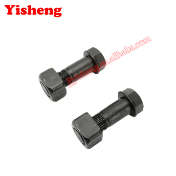 high quality track shoe bolts nuts excavator and bulldozer track pad bolts nuts