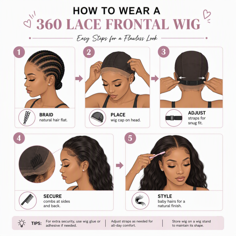 360 Lace Frontal Wig Human Hair