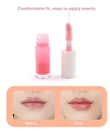 Vegan Colorful Lip Plumper with Organic Fruit Flavoring