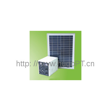 Home solar power system for lighting
