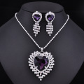 Fashion crystal necklace set