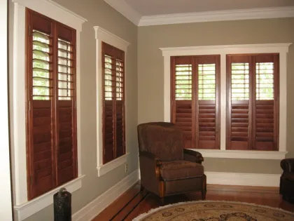 Cheap Brown Louvre Windows