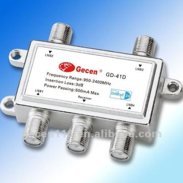DiSEqC Switch 4 in 1 GD-41D/4X1 DiSEqC Switch/DiSEqC 2.0 Switch