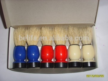 Wholesales Men Bristle Shaving brush,dyed beard brush oem with plastic stick private label