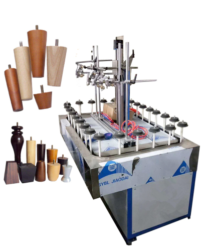 Surrounding Spray Coating Machine for Wood Sofa Leg