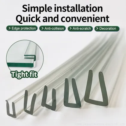 U-channel PVC edge molding seal strip edge protection