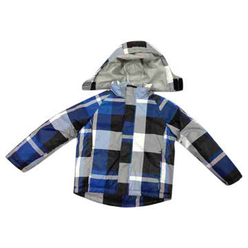 Children's Skiwear, Made of 100% Poly Taslon and PU Coating, Customized Colors Welcomed