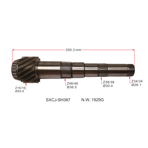 02Z311205C Auto Parts Transmission Shaft for Volkswagen
