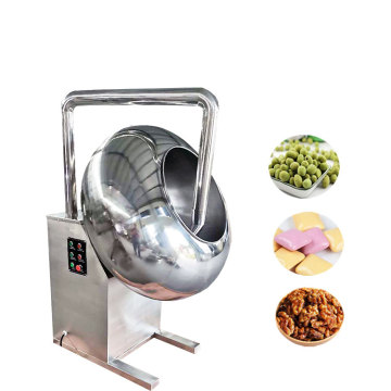 Smaakcoating spuitmachine met verwarming voor chocolade, amandel en cacaopoeders