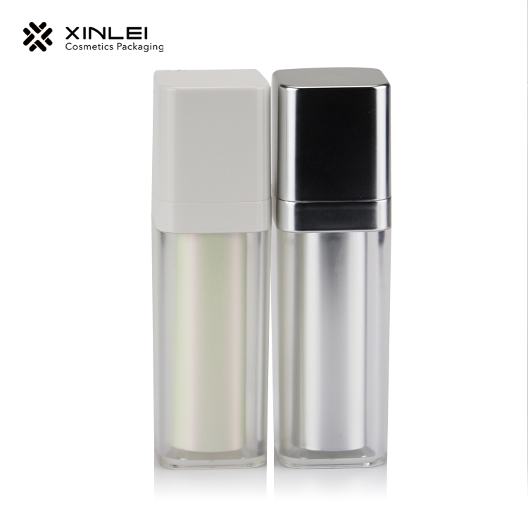 120ml silver electroplated plastic cosmetic bottle
