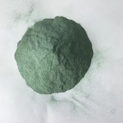 green silicon carbide grains for processing soft metals