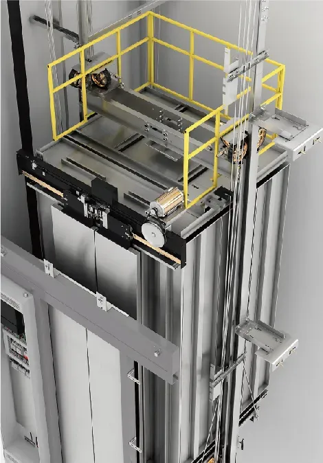 OEM Big Capacity Energy Saving VVVF Control Traction Warehouse Lift