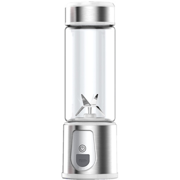 Glass jar USB plug LED display rechargeable blender