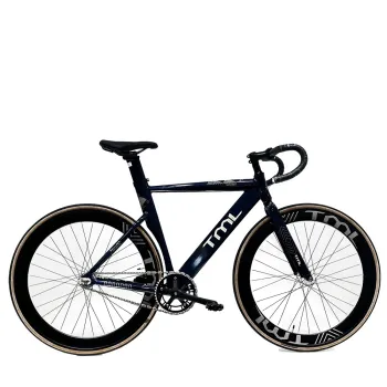 Black 700c Fixed Gear Bike Frame - Single Speed Bicycle
