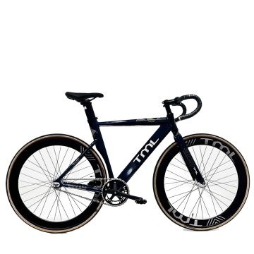 Black 700c Fixed Gear Bike Frame - Single Speed Bicycle