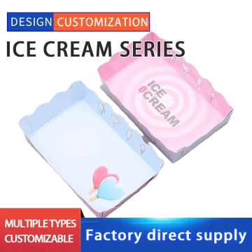 Environmentally friendly anti drip popsicle paper box