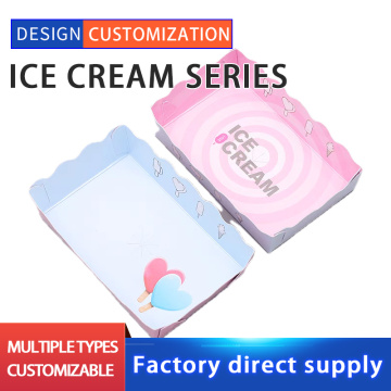 Environmentally friendly anti drip popsicle paper box