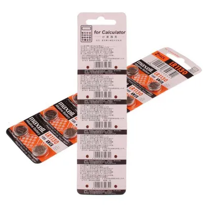 LR44 Alkaline Button Battery - Maxell AG13 Button Cell