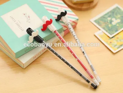 Beard Ballpoint Pen /Promotional Mustache Ball Point Pen In Bulk
