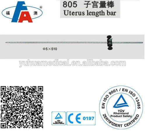 Uterus length bar, Gynaecology instruments