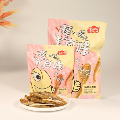 Snack Product Pescado croaker amarillo crujiente