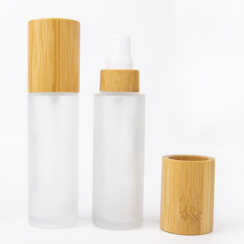 Bambuk qopqog'ini kesilgan shisha emulsiya spray shishasi