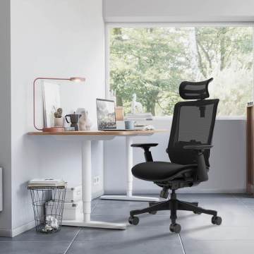 ISO9001 Certified Modern Metal Aluminum Ergonomic Office Mesh Chair with Adjustable Fabric