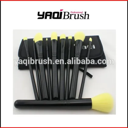 High quality makeup brush set makeup black bag